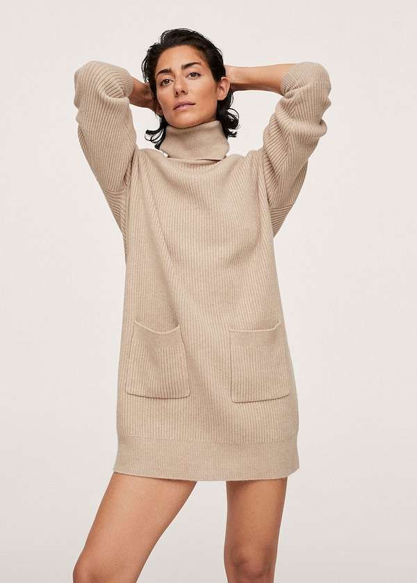 Свитер-платье: топ-20 лучших фото №23