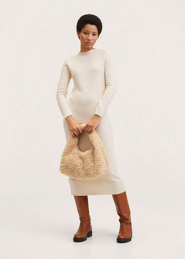 Свитер-платье: топ-20 лучших фото №21