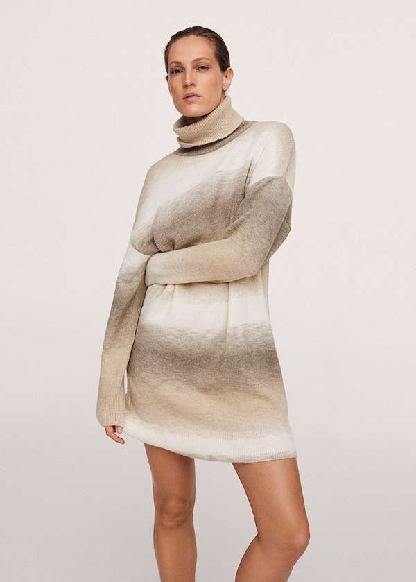 Свитер-платье: топ-20 лучших фото №28