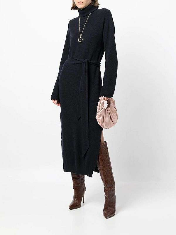 Свитер-платье: топ-20 лучших фото №26