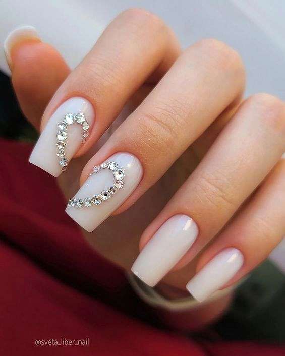 The Best Wedding Nails for Bride 2024 фото №6