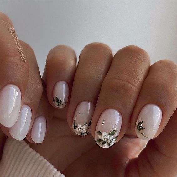 The Best Wedding Nails for Bride 2023 фото №27