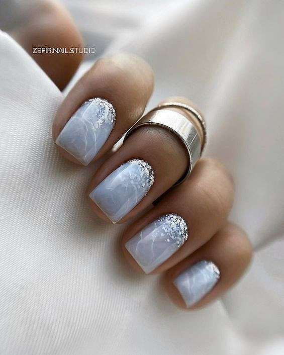 The Best Wedding Nails for Bride 2024 фото №44