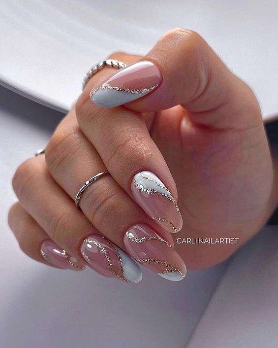 The Best Wedding Nails for Bride 2024 фото №47