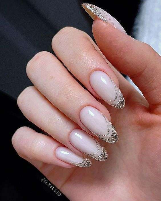 The Best Wedding Nails for Bride 2023 фото №48
