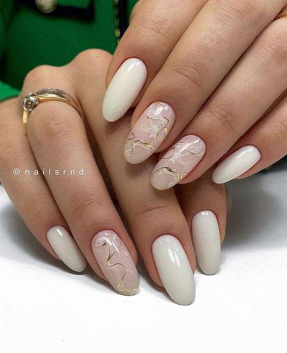 The Best Wedding Nails for Bride 2024 фото №51