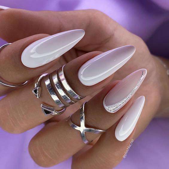 The Best Wedding Nails for Bride 2024 фото №45