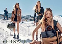 Джиджи Хадид в рекламе Versace весна 2016