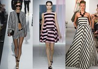 Полоска - модный тренд сезона весна-лето 2013