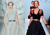 Расклешенные юбки - модный тренд весны
