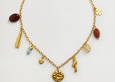 Ожерелье с кристаллами Mango