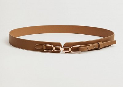 Ремень с двумя пряжками Mango