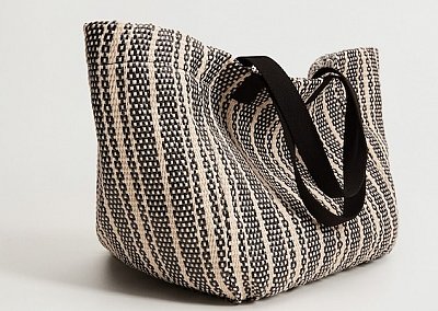 Текстильная сумка-шоппер Mango